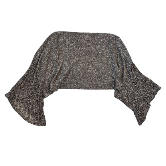 Y2k BCBGMaxazria Flutter Sleeve Shrug Bolero - Picture 8 of 9